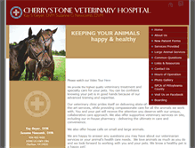 Tablet Screenshot of cherrystonevet.com